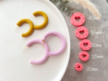 Hoop Guide | Hoop measuring Guide Polymer Clay Guide | Fondant Guide | Cookie Guide